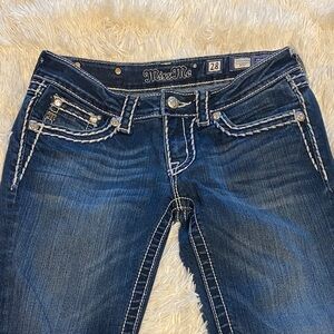 Miss Me Women's Dark Blue Boot Cut Jeans